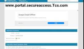 
							         www.portal.secureaccess.tcs.com Website statistics and traffic ...								  
							    