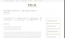 
							         www.regisconnect.com - Login Regis Employee Account ...								  
							    