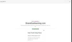 
							         www.Sharekhanlearning.com - sharekhan lms: Login to the site								  
							    