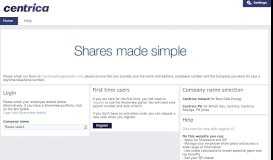 
							         www.shareview.co.uk/clients/centrica								  
							    
