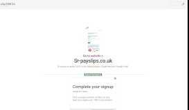 
							         www.Sr-payslips.co.uk - Single Resource | Payslip Portal								  
							    