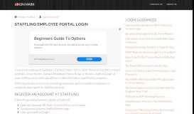 
							         www.stafflinq.com: StaffLinQ Employee Portal Login								  
							    