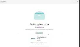 
							         www.Swiftsuppliers.co.uk - Swift Supplier Portal								  
							    