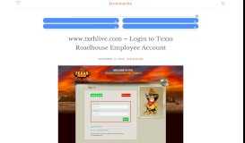 
							         www.txrhlive.com - Login to Texas Roadhouse Employee Account -								  
							    