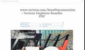 
							         www.verizon.com/benefitsconnection – Verizon Employee ...								  
							    