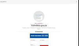 
							         www.Vulindlela.gov.za - [- Welcome to the Vulindlela Information								  
							    