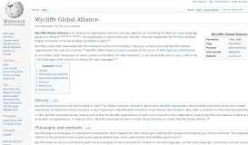 
							         Wycliffe Global Alliance - Wikipedia								  
							    