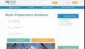 
							         Wylie Preparatory Academy Profile (2020) | Wylie, TX								  
							    