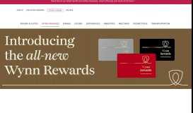 
							         Wynn Rewards Membership | Encore Boston Harbor | Luxury ...								  
							    
