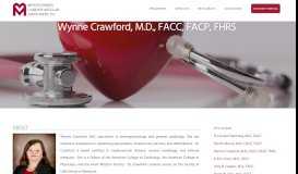 
							         Wynne Crawford, M.D., FACC, FACP, FHRS | Montgomery ...								  
							    