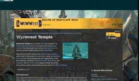 
							         Wyrmrest Temple | WoWWiki | FANDOM powered by Wikia								  
							    