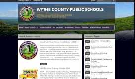 
							         Wythe County Public Schools: Home								  
							    