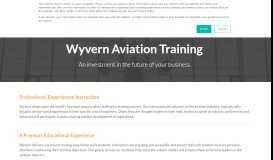 
							         Wyvern Aviation Training								  
							    