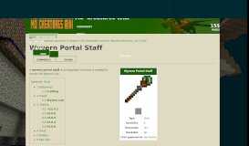 
							         Wyvern Portal Staff | Mo' Creatures Wiki | FANDOM powered by Wikia								  
							    