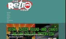 
							         X-COM, Laser Squad and Chaos with Julian Gollop - The Retro Hour ...								  
							    