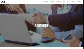 
							         X1 Partners & Resellers								  
							    