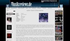 
							         Xasthur: Portal of Sorrow (Review/Kritik) - Album-Rezension (Black ...								  
							    