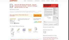 
							         Xavier Community Portal - Xavier College - PDFfiller								  
							    