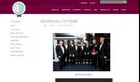 
							         Xavier Hall of Fame: Xavier High School								  
							    