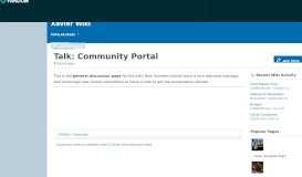 
							         Xavier Wiki talk:Community Portal | Xavier Wiki | FANDOM powered by ...								  
							    