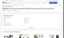 
							         XBMCMart Android TV Box Mini PC Media Player Quad Octa ...								  
							    