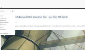 
							         Xbox One - Abwärtskompatibilität: Liste mit allen Xbox 360-Spielen ...								  
							    