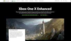 
							         Xbox One X Enhanced Games List | HDR, Ultra HD, & 4K Gaming								  
							    