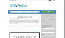 
							         Xcel Energy Employee Login | News For Employee								  
							    