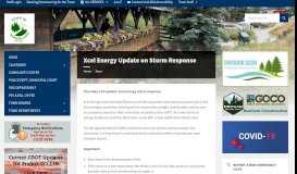 
							         Xcel Energy Update on Storm Response – Town of Nederland, Colorado								  
							    