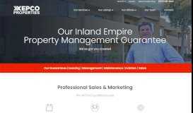 
							         Xepco Property Management - Inland Empire Service Guarantees								  
							    