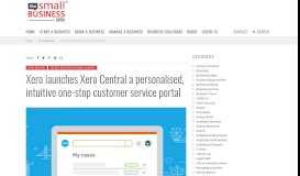 
							         Xero launches Xero Central a personalised, intuitive one-stop ...								  
							    