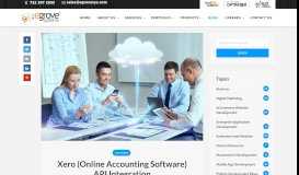 
							         Xero (Online Accounting Software) API Integration - eGrove Systems								  
							    