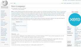 
							         Xero (software) - Wikipedia								  
							    