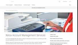 
							         Xerox Account Management Services								  
							    