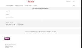 
							         Xerox Color C75 Press with EFI Fiery Controller Support								  
							    