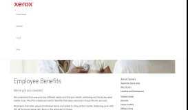 
							         Xerox Employee Benefits: Total Value-Benefit Offerings to Meet Every ...								  
							    