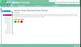 
							         Xerox Fleet Management Portal - interchange - Moray Council								  
							    