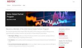 
							         Xerox Global Partner Program - Xerox Partner Portal								  
							    