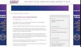 
							         Xerox staff access online benefits - Employee Benefits								  
							    