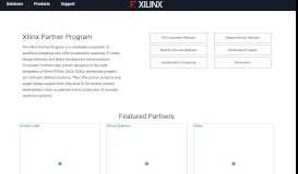 
							         Xilinx Partner Program								  
							    