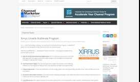 
							         Xirrus Unveils Xcellerate Program – Channel Marketer Report								  
							    