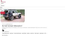 
							         XJ rear bumper ideas/pics? - Expedition Portal | jeeps | Jeep xj ...								  
							    