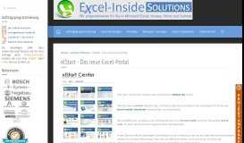 
							         xlStart - Das neue Excel-Portal - Excel-Inside Solutions								  
							    