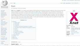 
							         Xnet - Wikipedia								  
							    