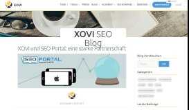 
							         XOVI und SEO Portal: eine starke Partnerschaft | XOVI								  
							    