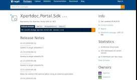 
							         Xpertdoc.Portal.Sdk 2.0.0 - NuGet Gallery								  
							    