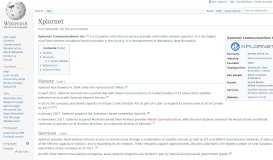 
							         Xplornet - Wikipedia								  
							    