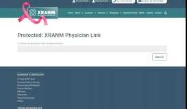 
							         XRANM Physician Link | XRANM								  
							    