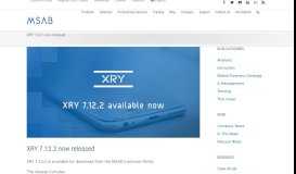 
							         XRY 7.12.2 now released – MSAB								  
							    