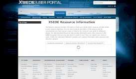 
							         XSEDE Resource Information - XSEDE User Portal								  
							    